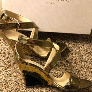 Jimmy Choo Gold Heels